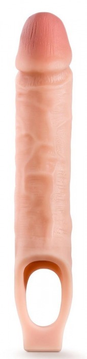 Телесная насадка на пенис 10 Inch Cock Sheath Extender - 25 см. - Blush Novelties - в Твери купить с доставкой