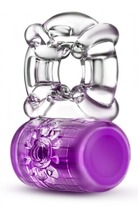 Фиолетовое эрекционное виброкольцо Pleaser Rechargeable C-Ring - Blush Novelties - в Твери купить с доставкой