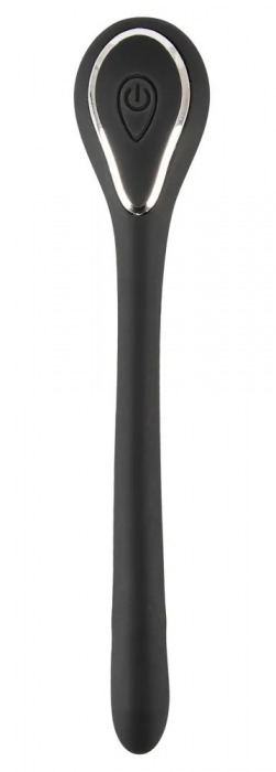 Черный гибкий уретральный стимулятор с вибрацией Vibrating Bendable Dilator - 13,5 см. - Orion - купить с доставкой в Твери