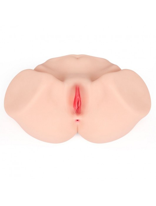 Телесный мастурбатор-полуторс Maria Onehole Real Vagina с двойным слоем материала - KOKOS - в Твери купить с доставкой