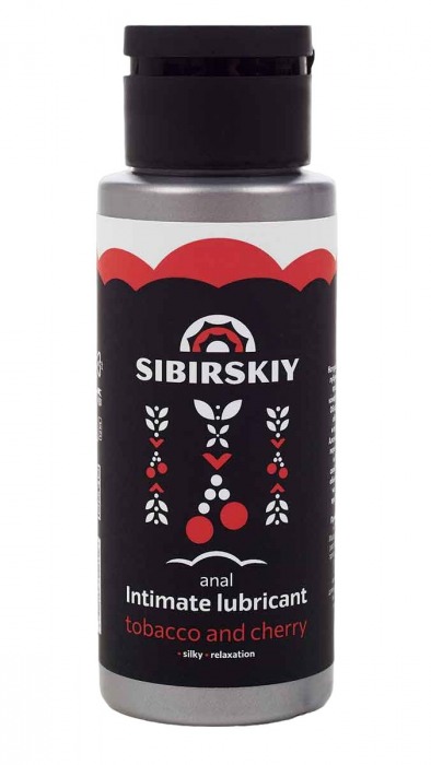 Анальный лубрикант на водной основе SIBIRSKIY с ароматом вишни и табака - 100 мл. - Sibirskiy - купить с доставкой в Твери