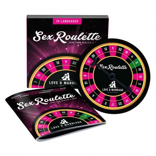 Настольная игра-рулетка Sex Roulette Love   Marriage - Tease&Please - купить с доставкой в Твери