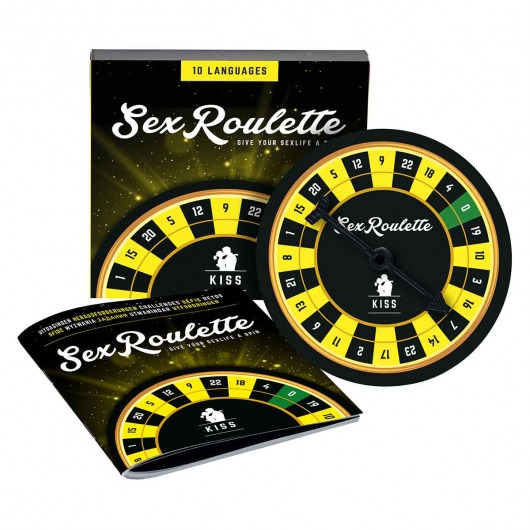 Настольная игра-рулетка Sex Roulette Kiss - Tease&Please - купить с доставкой в Твери