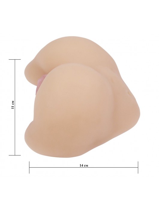 Вибровагина из киберкожи с выносным пультом - LOVETOY (А-Полимер) - в Твери купить с доставкой