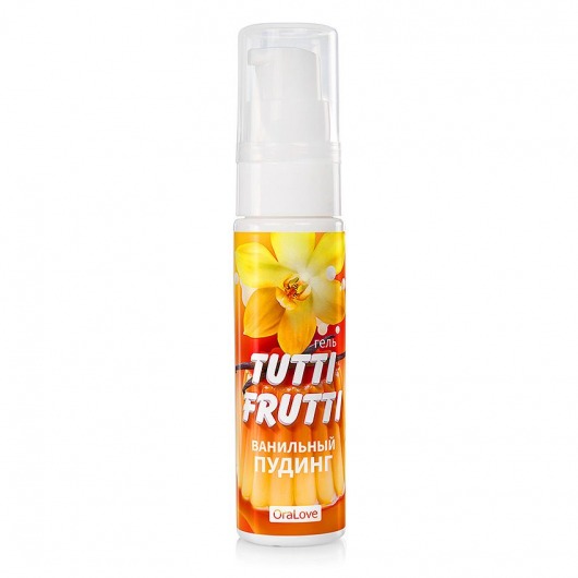 Интимный гель на водной основе Tutti-Frutti  Ванильный пудинг  - 30 гр. - Биоритм - купить с доставкой в Твери