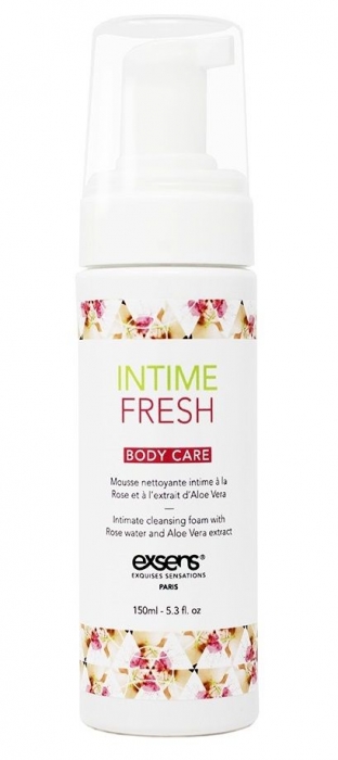 Органическая интимная очищающая пенка Intime Fresh - 150 мл. - Exsens - купить с доставкой в Твери