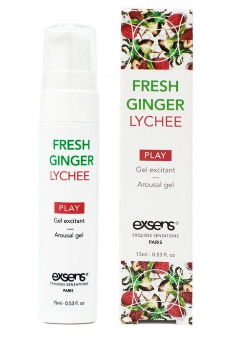 Возбуждающий гель Fresh Ginger Lychee Arousal Gel - 15 мл. - Exsens - купить с доставкой в Твери