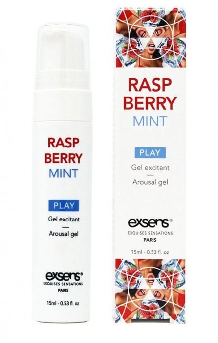 Возбуждающий гель Raspberry Mint с ароматом малины и мяты - 15 мл. - Exsens - купить с доставкой в Твери