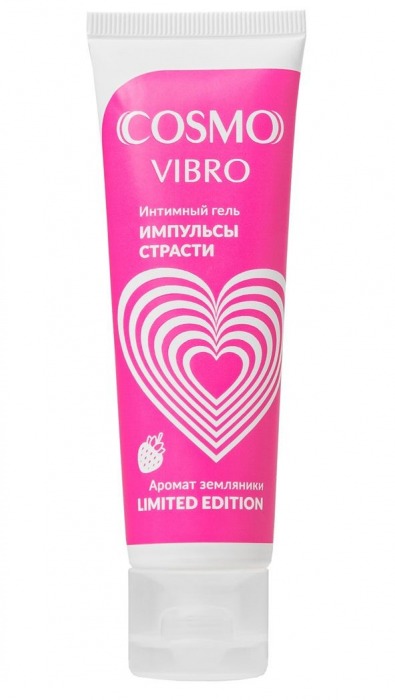 Возбуждающий гель на водно-силиконовой основе Cosmo Vibro с ароматом земляники - 50 гр. - Биоритм - купить с доставкой в Твери