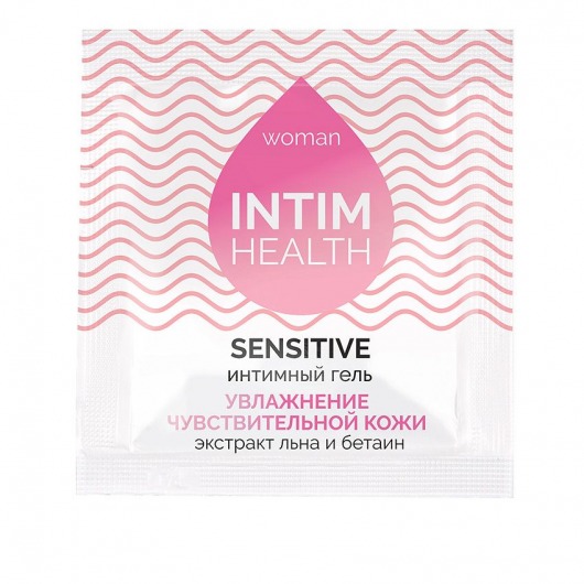 Саше интимного геля на водной основе Intim Health Sensitive - 3 гр. - Биоритм - купить с доставкой в Твери
