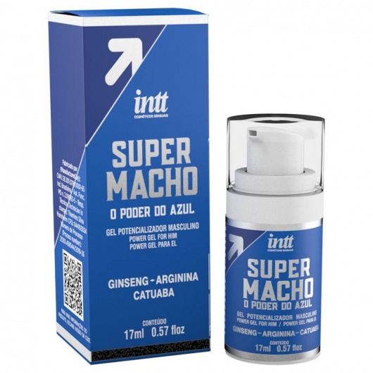 Мужской стимулирующий гель Super Macho - 17 мл. - INTT - купить с доставкой в Твери