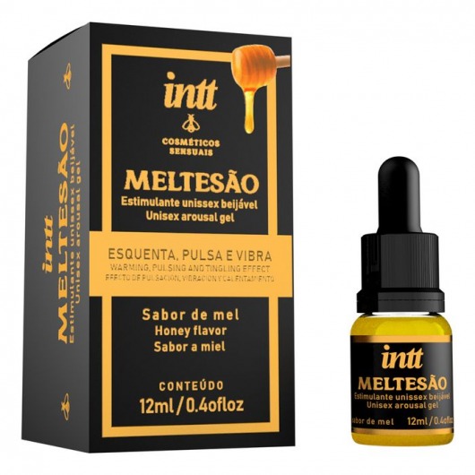 Возбуждающий унисекс гель Meltesao - 12 мл. - INTT - купить с доставкой в Твери