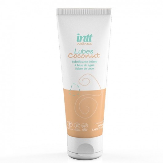 Лубрикант на водной основе Lubes Coconut с ароматом кокоса - 50 гр. - INTT - купить с доставкой в Твери