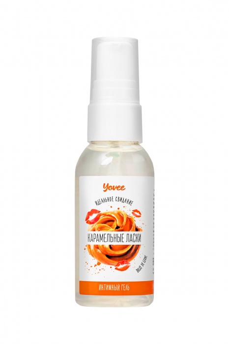 Съедобная гель-смазка Yovee «Карамельные ласки» с Д-пантенолом и вкусом Dulce de Leche - 50 мл. - ToyFa - купить с доставкой в Твери
