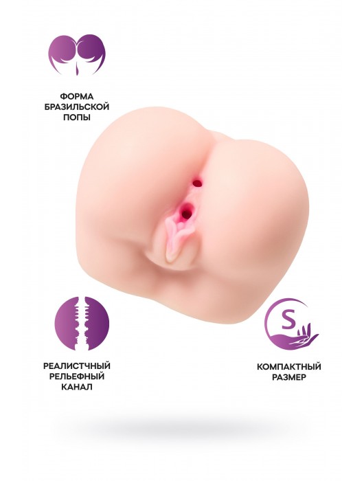 Реалистичный мастурбатор Paula с 2 любовными тоннелями - ToyFa - в Твери купить с доставкой