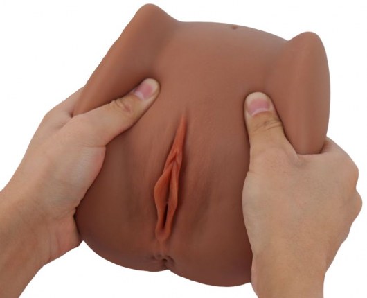 Мастурбатор Black Beauty - вагина и анус - S-HANDE - в Твери купить с доставкой