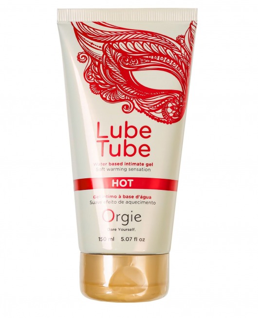 Интимный гель на водной основе Lube Tube Hot с разогревающим эффектом - 150 мл. - ORGIE - купить с доставкой в Твери