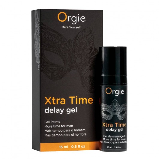 Продлевающий гель Orgie Xtra Time Delay Gel - 15 мл. - ORGIE - купить с доставкой в Твери