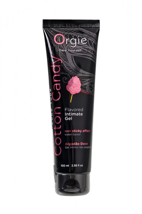 Интимный гель на водной осное Lube Tube Cotton Candy со вкусом сахарной ваты - 100 мл. - ORGIE - купить с доставкой в Твери