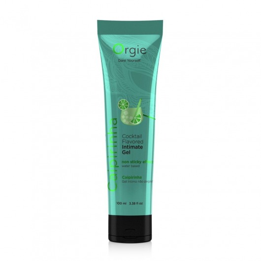 Съедобный интимный гель Orgie Lube Tube Cocktail Caipirinha - 100 мл. - ORGIE - купить с доставкой в Твери