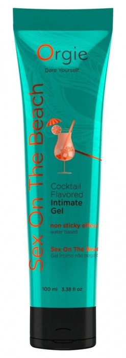 Съедобный интимный гель Orgie Lube Tube Cocktail Sex On The Beach - 100 мл. - ORGIE - купить с доставкой в Твери