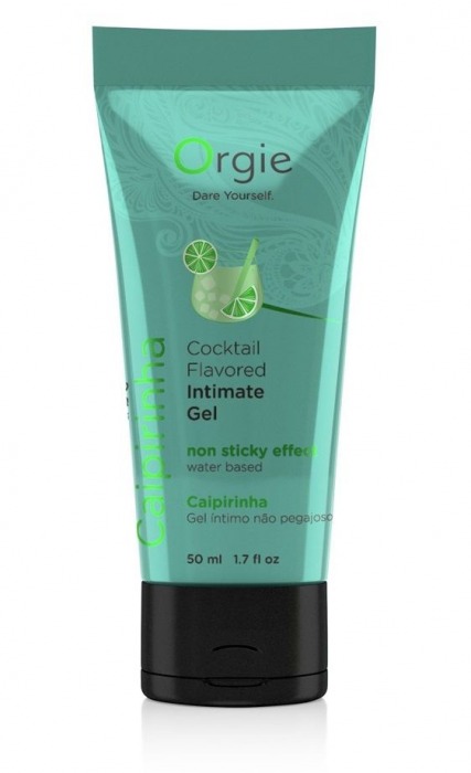 Съедобный интимный гель Orgie Lube Tube Cocktail Caipirinha - 50 мл. - ORGIE - купить с доставкой в Твери