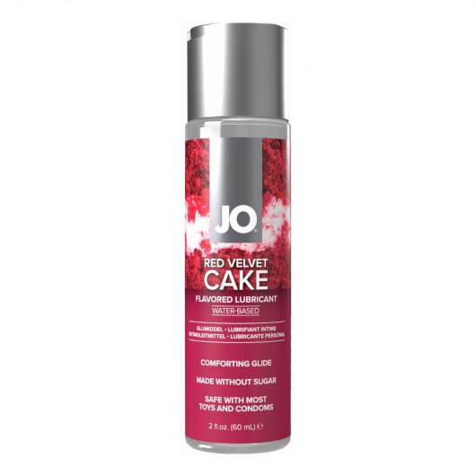 Лубрикант на водной основе JO H2O Red Velvet Cake Flavored Lubricant - 60 мл. - System JO - купить с доставкой в Твери