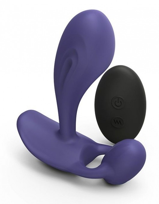 Темно-синий вибромассажер Witty P G Vibrator with Remote Control - Love to Love - в Твери купить с доставкой