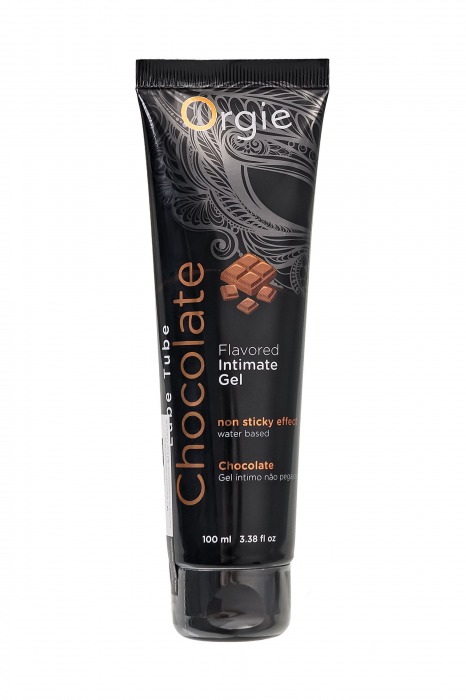 Интимный гель на водной основе Lube Tube Chocolate с шоколадным вкусом - 100 мл. - ORGIE - купить с доставкой в Твери