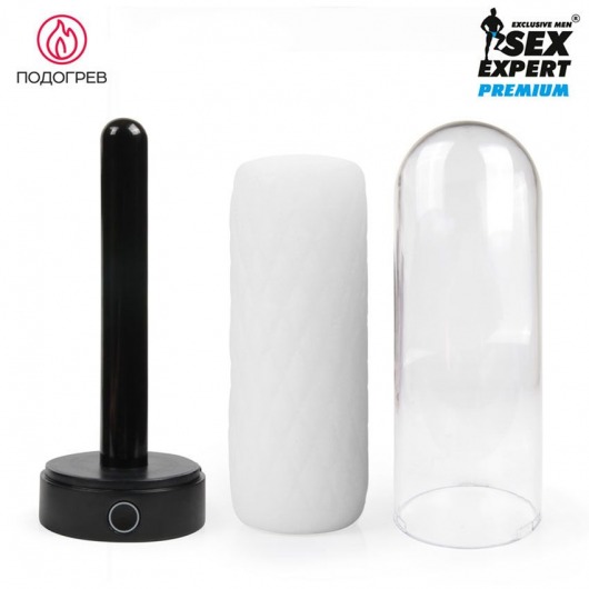 Оригинальный мастурбатор в колбе с нагревом - Sex Expert - в Твери купить с доставкой