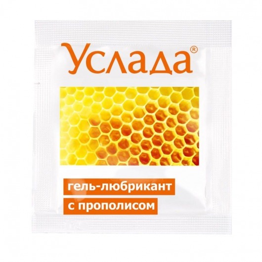 Гель-лубрикант «Услада с прополисом» - 3 гр. - Биоритм - купить с доставкой в Твери