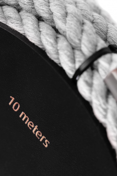 Белая веревка для шибари на катушке - 10 м. - Pecado - купить с доставкой в Твери