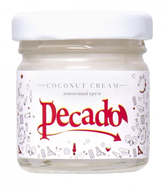 Массажная свеча Сoconut Cream - 35 мл. - Pecado - купить с доставкой в Твери