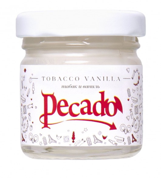 Массажная свеча Tobacco Vanilla - 35 мл. - Pecado - купить с доставкой в Твери