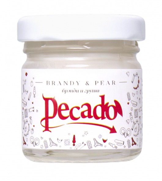 Массажная свеча Brandy   Pear - 35 мл. - Pecado - купить с доставкой в Твери