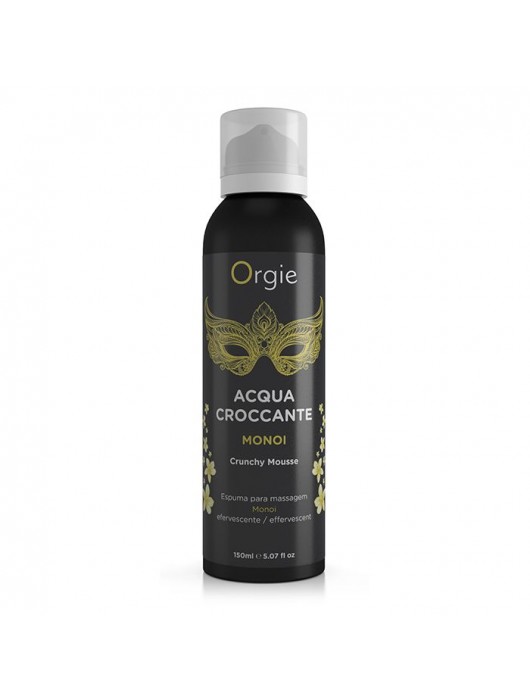Хрустящая пенка для массажа Orgie Acqua Croccante Monoi с ароматом моной - 150 мл. - ORGIE - купить с доставкой в Твери