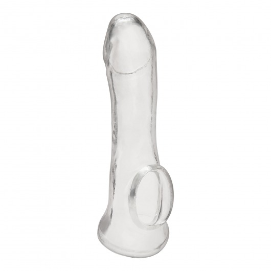 Прозрачная насадка на пенис Transparent Penis Enhancing Sleeve Extension - 15,9 см. - BlueLine - в Твери купить с доставкой