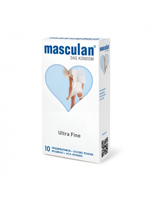 Ультратонкие презервативы Masculan Ultra Fine с обильной смазкой - 10 шт. - Masculan - купить с доставкой в Твери