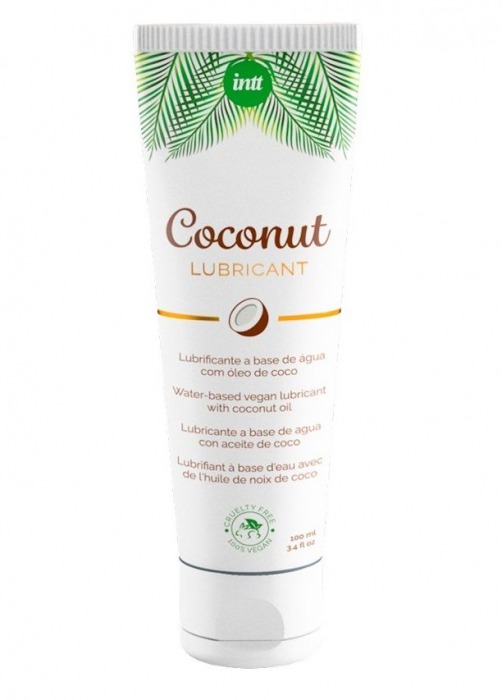 Веганская смазка на водной основе Coconut Lubricant - 100 мл. - INTT - купить с доставкой в Твери