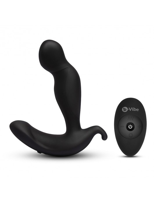 Черный анальный стимулятор с вращением и вибрацией 360 Plug - 13 см. - b-Vibe - в Твери купить с доставкой