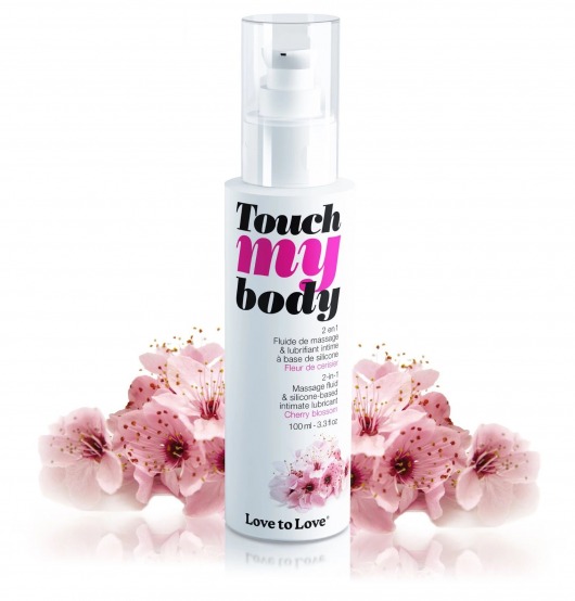 Силиконовый лубрикант 2-в-1 Touch My Body с ароматом вишнёвого цвета - 100 мл. - Love to Love - купить с доставкой в Твери