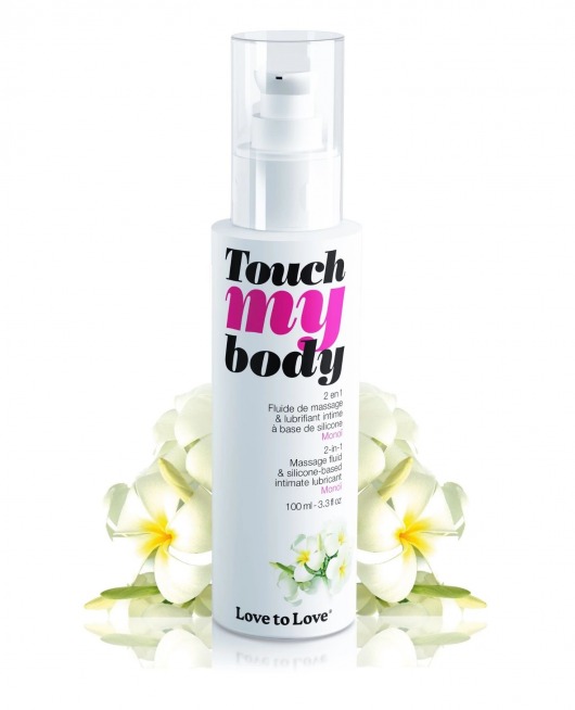 Силиконовый лубрикант 2-в-1 Touch My Body с ароматом моной - 100 мл. - Love to Love - купить с доставкой в Твери
