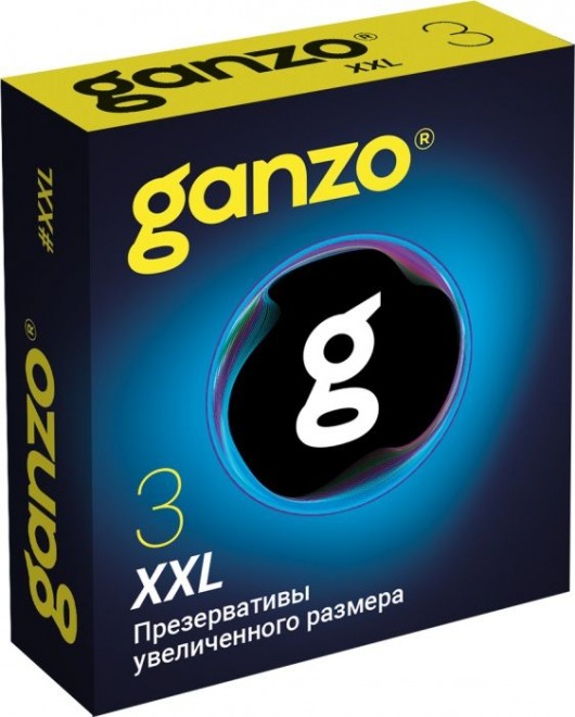 Презервативы увеличенного размера Ganzo XXL - 3 шт. - Ganzo - купить с доставкой в Твери