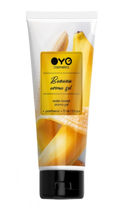 Лубрикант на водной основе OYO Aroma Gel Banana с ароматом банана - 75 мл. - OYO - купить с доставкой в Твери