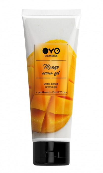Лубрикант на водной основе OYO Aroma Gel Mango с ароматом манго - 75 мл. - OYO - купить с доставкой в Твери