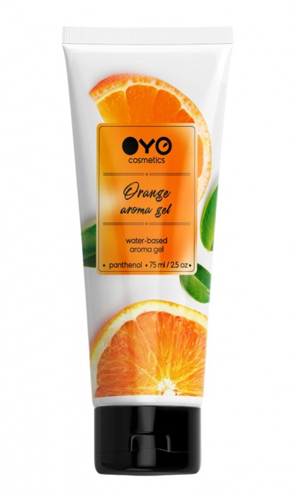 Лубрикант на водной основе OYO Aroma Gel Orange с ароматом апельсина - 75 мл. - OYO - купить с доставкой в Твери