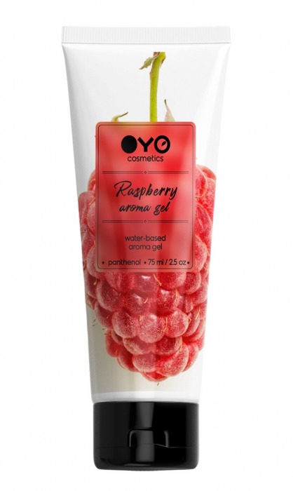Лубрикант на водной основе OYO Aroma Gel Raspberry с ароматом малины - 75 мл. - OYO - купить с доставкой в Твери