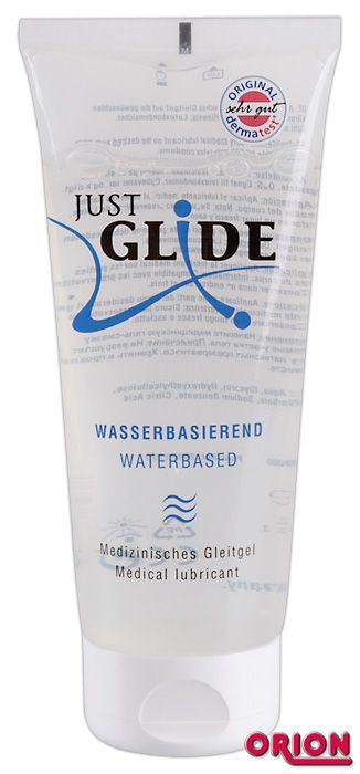 Вагинальная смазка на водной основе JUSTGLIDE - 200 мл. - Orion - купить с доставкой в Твери