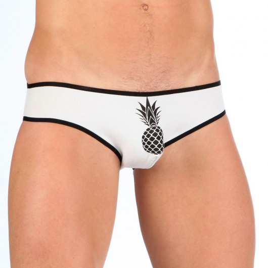 Мужские мини-слипы с черной окантовкой Pineapple - Boefje купить с доставкой