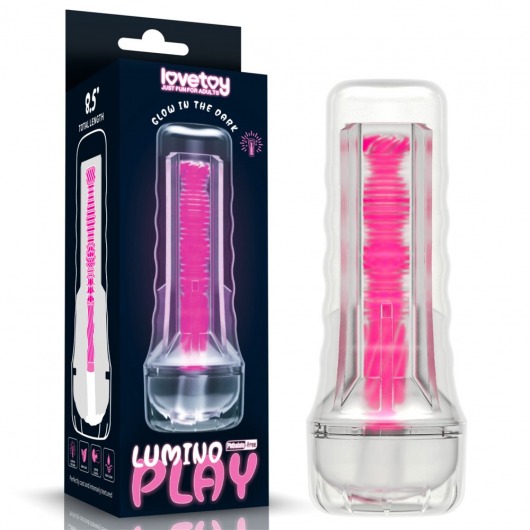 Светящийся в темноте мастурбатор 8.5 Lumino Play Masturbator - Lovetoy - в Твери купить с доставкой